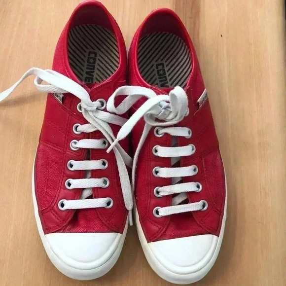 Converse Lady All-Star leather/canvas sneakers - Picture 1 of 7